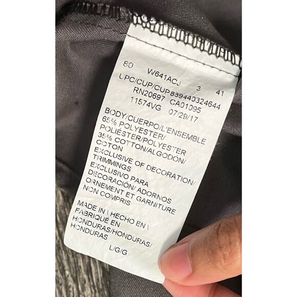 Dickies Flex Men’s Large Gray Long Sleeve Work Shirt Button Front Utility Top - Picture 7 of 7